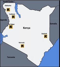 IRC Kenya Program Locations