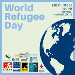 San Jose's World Refugee Day Flyer 2024