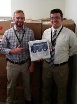 SureGuard Mattress Protectors donates to the IRC in Silver Spring.