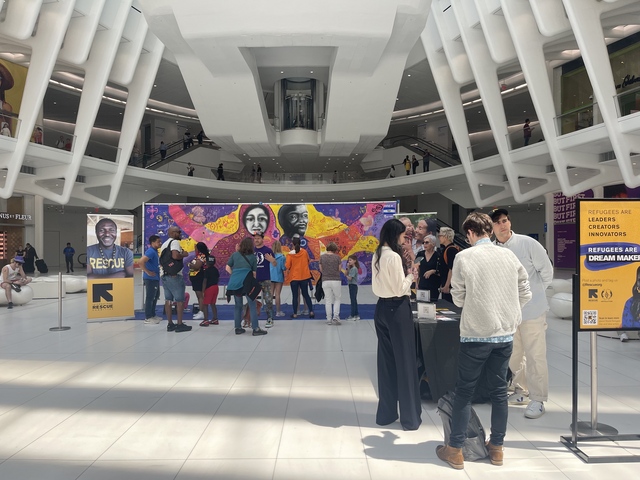  IRC's World Refugee Day Mural Celebration