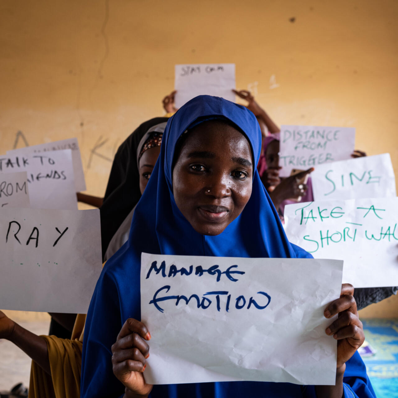 Girls in Nigeria learn how to manage their emotions