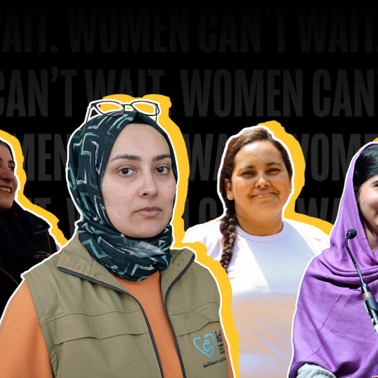 Collage of woman activists and change makers