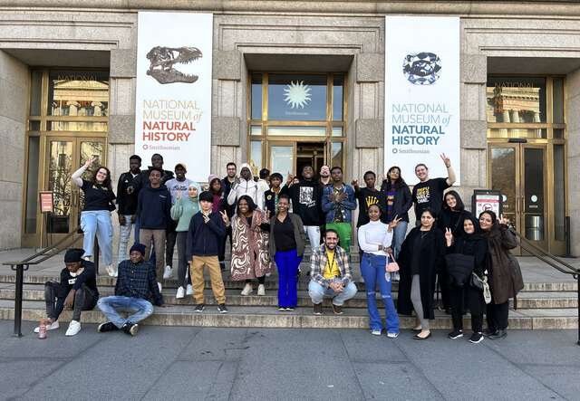 IRC youth at the Smithsonian National Museum of Natural History