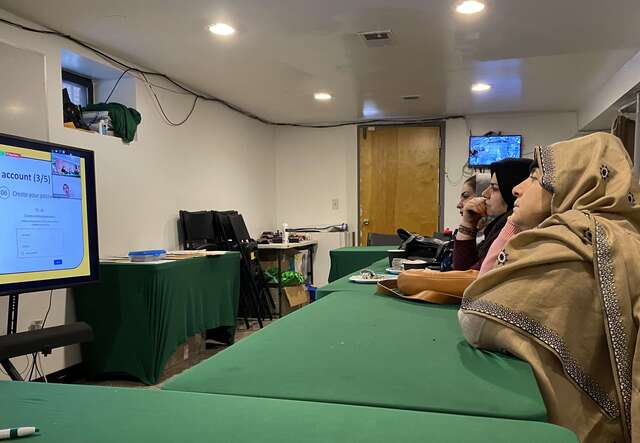 Jamila at Afghan Women's Group