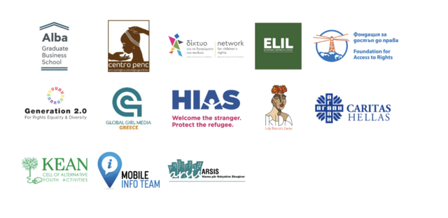Logos of IRC Hellas' Partnerships