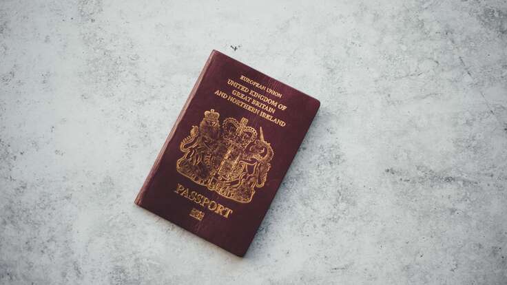 A British passport